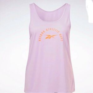 REEBOK Supremium Workout Ready Graphic Tank top Size:S Color:Purple Oasis  NWt